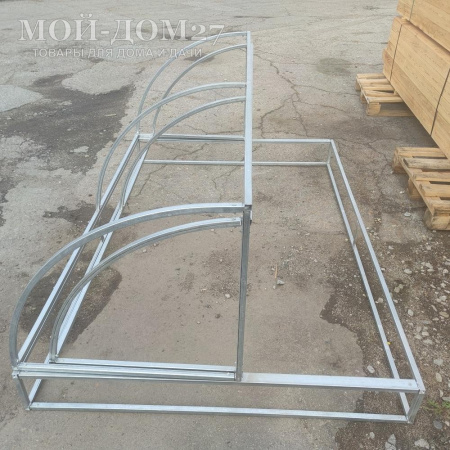 Каркас парника Хлебница 2 метра | Мой-Дом27 | Размер 1,4м*2м*0,9м
Возможность открытия с любой из сторон, а также полностью или для небольшого проветривания